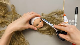 Sewing Vlog  Make A Wig Cap for Doll