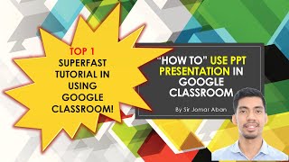 How to Create A PPT Presentation in Google Classroom (A Quick 2-Minute Google Classroom Guide)