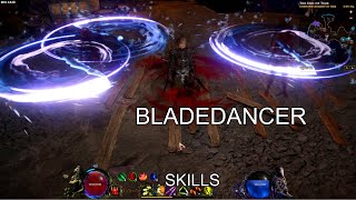 LAST EPOCH BLADEDANCER, Shift, Umbral blade, Synchronized srike, MONOLITH the stolen lance