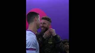 Ronaldo Meets and Greets his Old/Best Friend Ramos 👊🏽💯