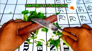 Bikin alat asah pisau praktis bikin pisau tajam