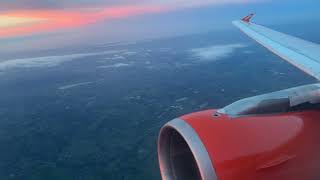 INCREDIBLE ROAR! | easyJet Airbus A319 morning take-off from London Gatwick!