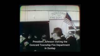 1965 Palm Sunday tornado outbreak - Sunnyside devastation and LBJ's visit to Dunlap