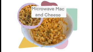 Microwave Mac and Cheese