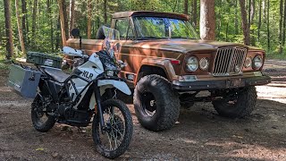 Overnight Overlanding Trip: KLR 650 and Jeep Gladiator