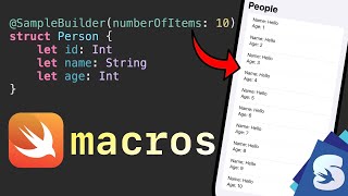 Sneak peek of my new Swift macro: SampleBuilder