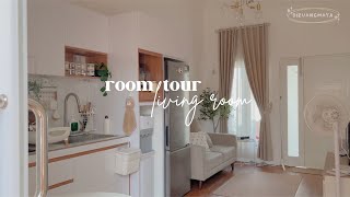 #roomtour Living Room Rumah Minimalis ala Korea | Inspirasi Rumah Open Space Luas Tanah 78m²