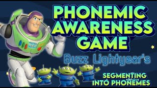 🌎 Buzz Lightyear’s Phonemic Awareness Game 🌎  | Brain Games | GoNoodle | Segmenting