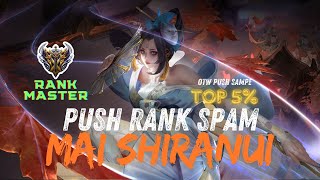 Honor Of Kings Push RANK Master Spam Mai Shiranui