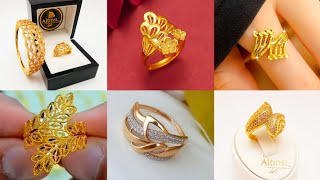 Gold Ring Design/ Gold Rings For Women/ Latest Gold Ring Design Ideas 2024 Sumik Collection