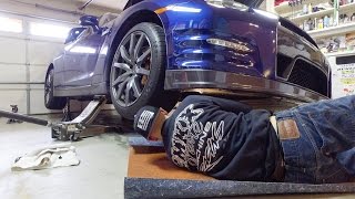 NISSAN GTR OIL CHANGE