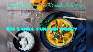 Pumpkin curry | වෙනස් ම රසකට වට්ටාක්කා ව්‍යංජනය | Wattakka Curry | wattakka Recipe