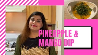 MANGO AND PINEAPPLE DIP or SAUCE IN URDU/HINDI