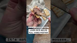 (FULL VIDEO POSTED!) 🤎🍗Chicken Liver Pâté Recipe for people who don’t love liver