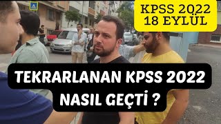 TEKRARLANAN KPSS 2022 NASIL GEÇTİ ? | KPSS 2022 | #kpss #kpss2022