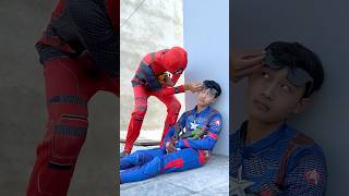 Run away part 1 + 2 #spiderman #funny #animation #marvel #memes #superman #gta #superhero #deadpool