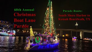 60th Annual Christmas Boat Lane Parade 2021 (TX)