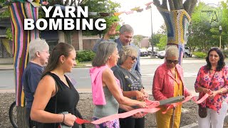 Chicopee Center Yarn Bombing | What's Happening Chicopee