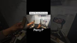 First shots glock 19x mos #shorts #perryp #youtubefeed