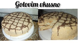 Многослойный"СМЕТАННИК"из 1🥚Так вкусно даже пальчики оближешь😋Tort tayyorlash 1🥚Торт жасоо 1🥚