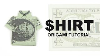 Easy Origami Money Shirt Tutorial - Paper Kawaii