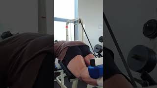 Road to 250lbs Day 78 - Lying leg curl #bodybuilding #coach #legworkout #legday #bodybuilder