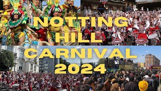 WORLD FAMOUS NOTTING HILL CARNIVAL LONDON 2024 🇬🇧 | 4K 🇬🇧 | UK