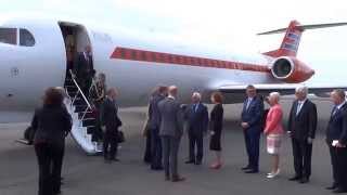 Koningspaar arriveert in St John's - Dutch royals arrive in St John's