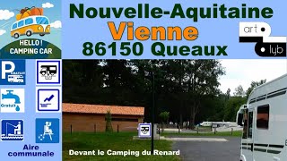 86 Aire camping-car "Queaux" Hello!camping-car