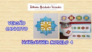 *265* BORDADO HARDANGER PARA INICIANTES *VERSÃO CANHOTO* Tathinha Bordados Variados