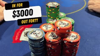 In For $3000, Out For.....  -  Kyle Fischl Poker Vlog Ep 136