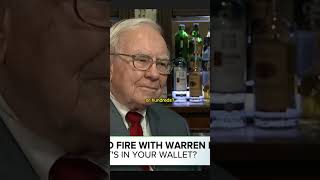 How much cash money does #warrenbuffett has in his wallet? #shorts