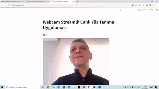 Streamlit ve Opencv ile basit bir yüz algılama uygulaması