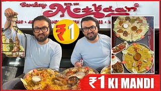 Arabic Mandi ₹1/- me || Bombay Mezbaan Lucknow || Lebanese food || Turkish food || Indo Arabic food