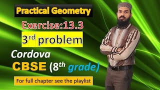 Construct a quadrilateral ABCD, given that AB = 4 cm, BC = 5.2 cm, CD = 6 cm, angB=105° and angC=80°