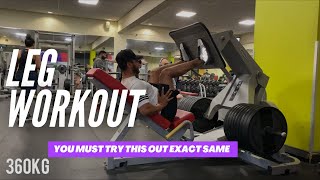 Eventful Leg Workout - Squats & Leg Press