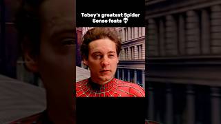 Tobey Maguire using spider sense