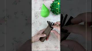 Easy DIY Christmas Tree Craft | Fun Paper Craft for Kids & Adults #diy #christmasdecor  #craft