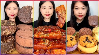 ASMR CHINESE FOOD MUKBANG EATING SHOW | 먹방 ASMR 중국먹방 (Fat Meat, Pork Fat, Pork Belly, 🍜Noodles)