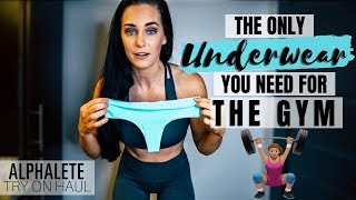 UNDERWEAR for Leggings  | Alphalete Try On Haul