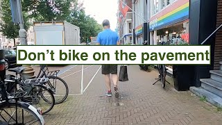 Amsterdam | Biking from Stuyvesantstraat to Oude Looiersstraat | 28/08/2023 10:00