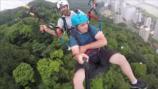 DIEGO VOANDO DE PARAPENTE EM SÃO VICENTE