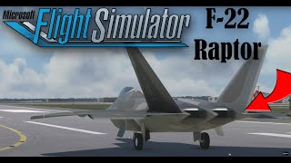 F22 Raptor  | test flight -  Flight Simulator 2020