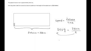 PHYSICS - Speed of Sound in Air Example