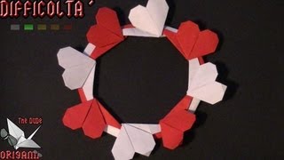 [ORIGAMI ITA] Ghirlanda Di Cuori #2 || San Valentino Special