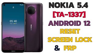 Nokia 5.4 [TA-1337] Android 12 Reset Screen Lock & Frp With Phoenix Service Tool