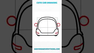 Cute car drawing #easytodraw #howtodraweverything