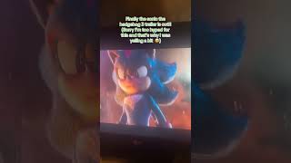 sonic the hedgehog 3 trailer live reaction 😎 (tiktok video)