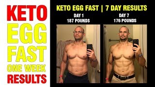 1 Week Keto-Egg Fast Diet Results - Post Disney World