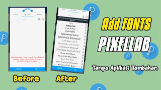 Cara Mengatasi tidak bisa menambahkan font di pixellab | dengan mudah